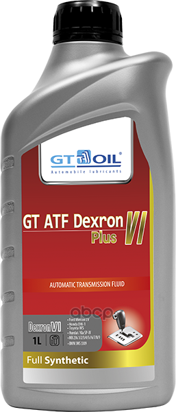 Масло Трансмиссионное Gt Atf Dexron Vi Plus, 1 Л GT OIL арт. 8809059408513