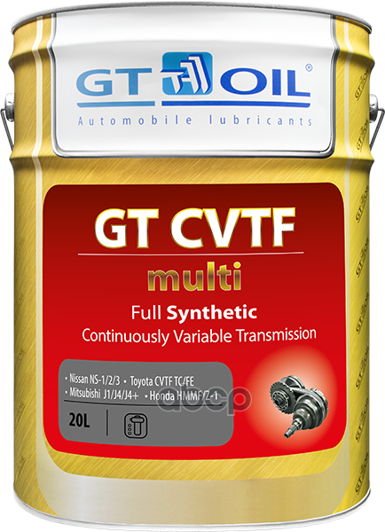 

Трансмиссионное масло GT OIL 8809059408674 Cvtf Multi
