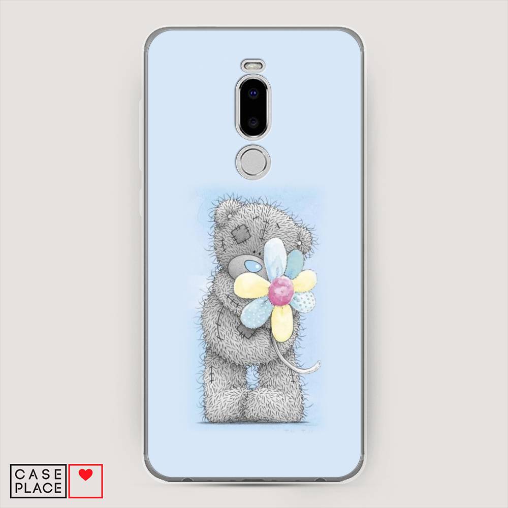 

Чехол Awog на Meizu Note 8 "Me to you с ромашкой", Голубой;серый;желтый, 73050-2