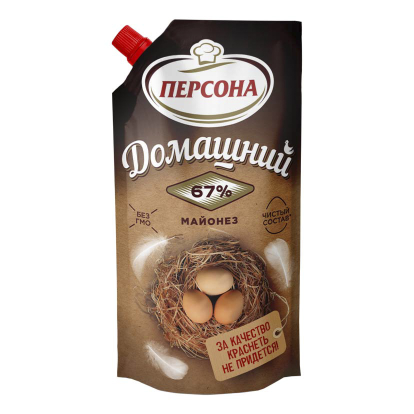 

Майонез Персона Домашний 67% 351 г