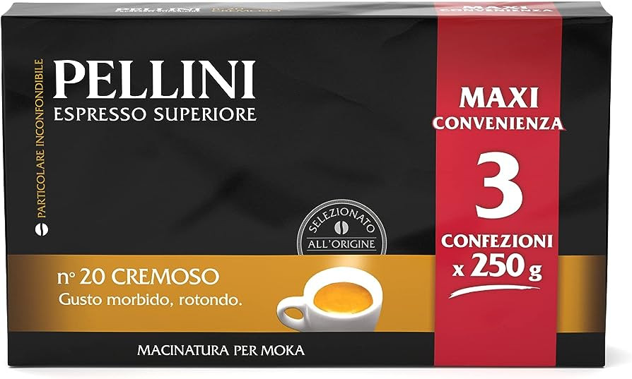 Кофе молотый Pellini Cremoso № 20 Espresso Superiore, 250 г х 3 шт