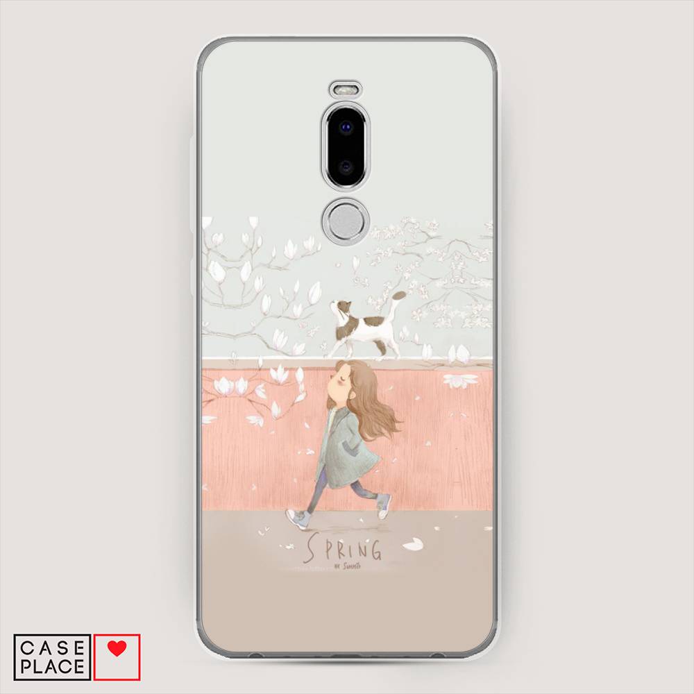 

Чехол Awog на Meizu Note 8 "Девочка-весна", 73050-7