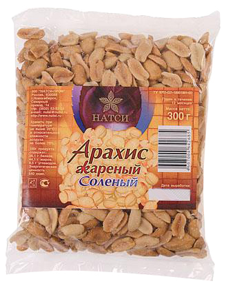 

Арахис Натси жареный соленый 300 г