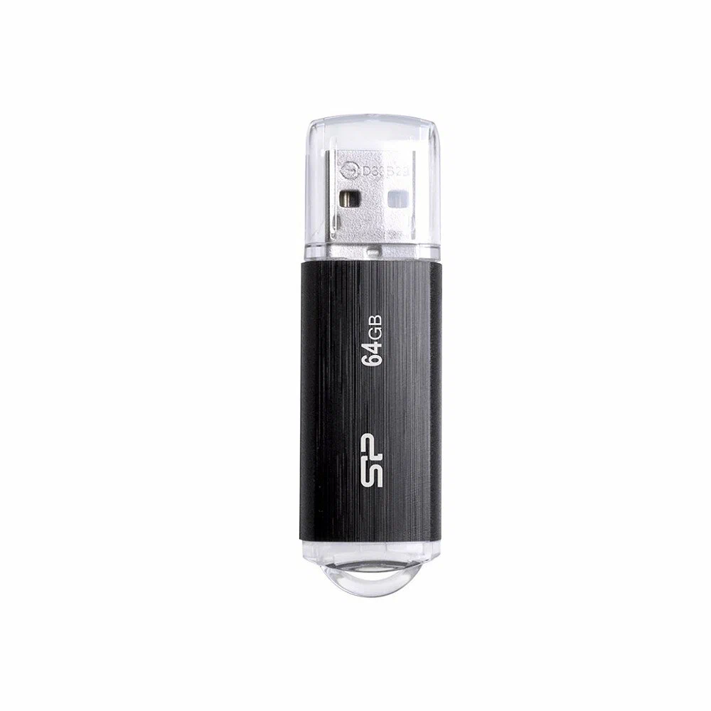 

Флешка SILICON POWER Ultima U02 64 ГБ черный (sp064gbuf2u02v1k), Ultima U02
