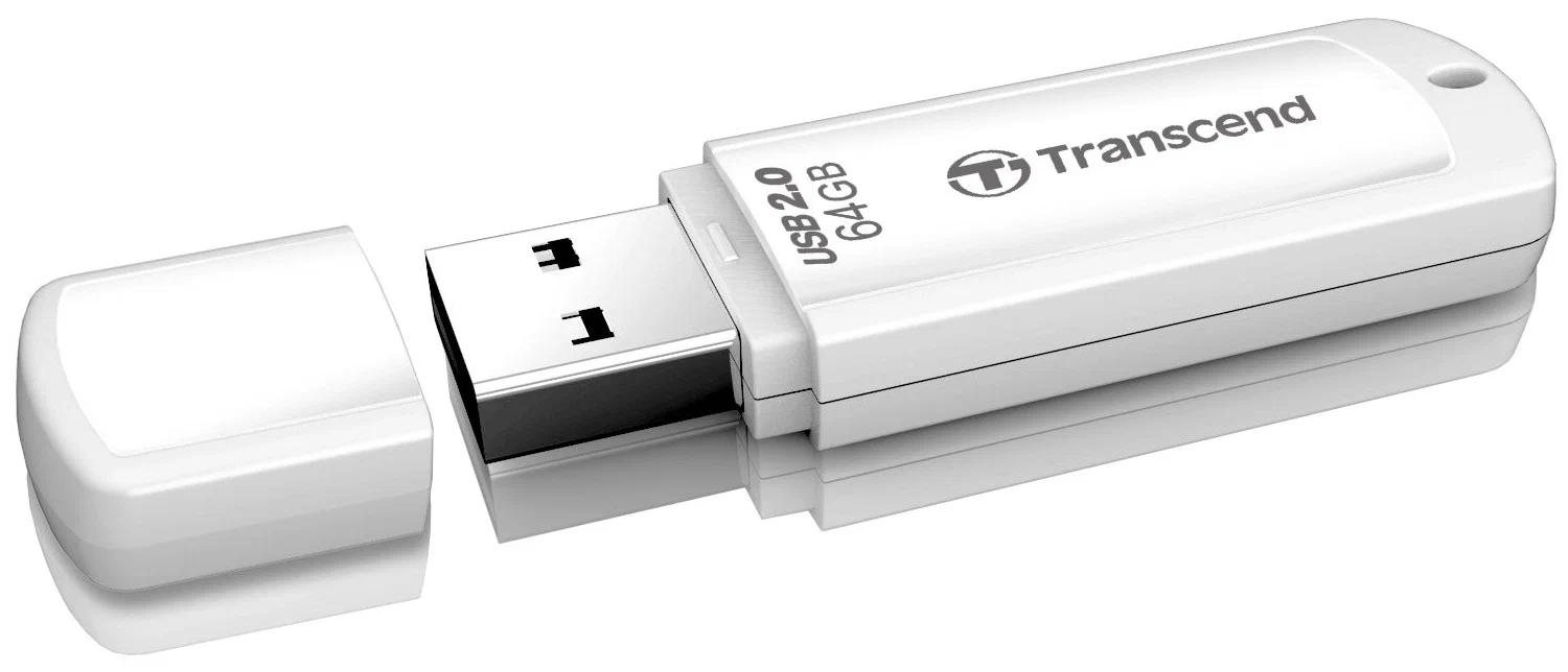 

Флешка TRANSCEND JetFlash 370 64 ГБ белый (TS64GJF370), JetFlash 370