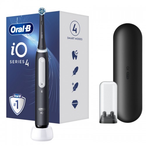 Электрическая зубная щетка Oral-B iO 4 черный