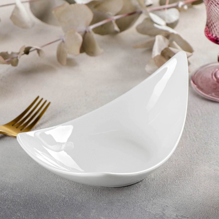 

Блюдо овальное, 19,5x11 см, Белый