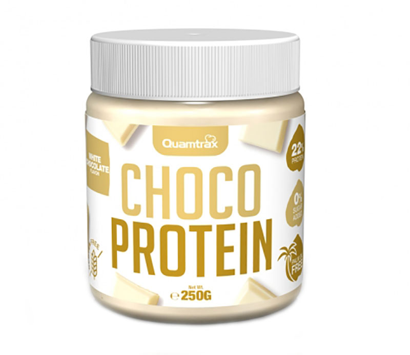 фото Quamtrax nutrition choco protein white choco, 250 г, вкус: белый шоколад