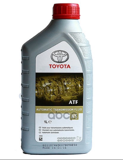 фото Масло трансмиссионное toyota auto fluid ws 1 л 08886-81210 toyota арт. 08886-81210