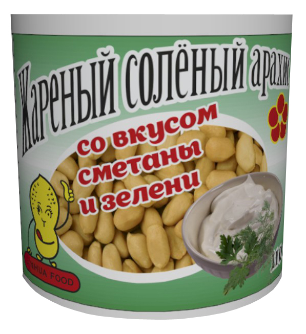 

Арахис Jinhua food жареный со вкусом сметаны и зелени 110 г
