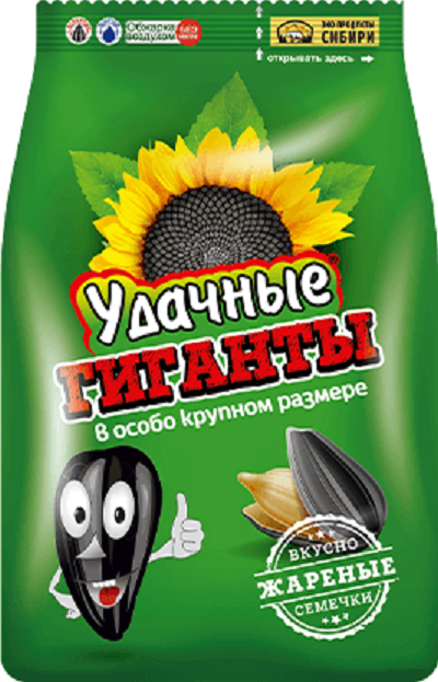

Семечки подсолнечные Удачные жареные 250 г