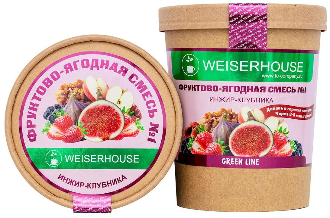 

Смесь сухофруктов Weiserhouse инжир-клубника 250 г