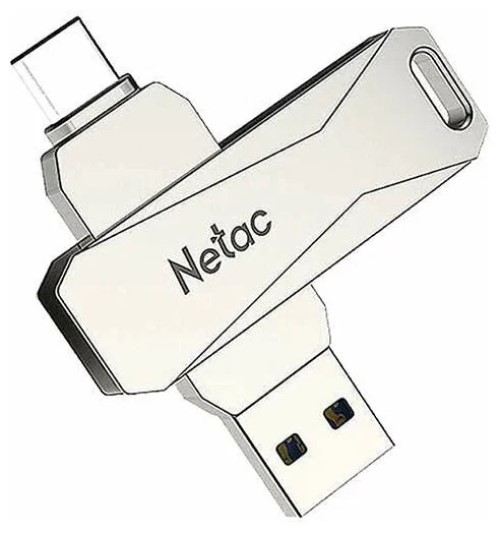 

Флешка Netac U782C USB3.0+TypeC Dual Flash Drive 128GB