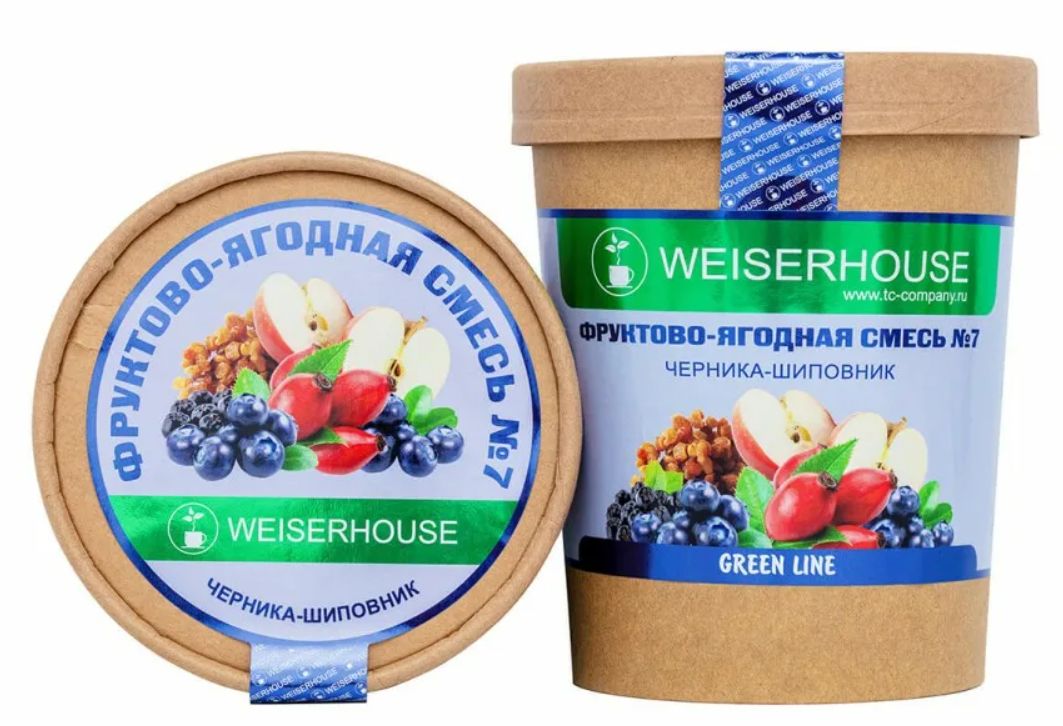 

Смесь сухофруктов Weiserhouse черника-шиповник 250 г