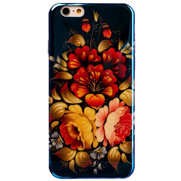 фото Tpu чехол imd print "blooming flowers" для apple iphone 6 (4.7") (blooming flowers) epik