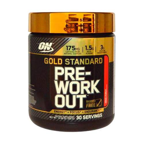 Optimum Nutrition Optimum Nutrition Gold Standard PRE-Workout, 300 г, вкус: фруктовый пунш