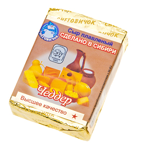 

Плавленый сыр Снеговичок Чеддер 50% БЗМЖ 90 г