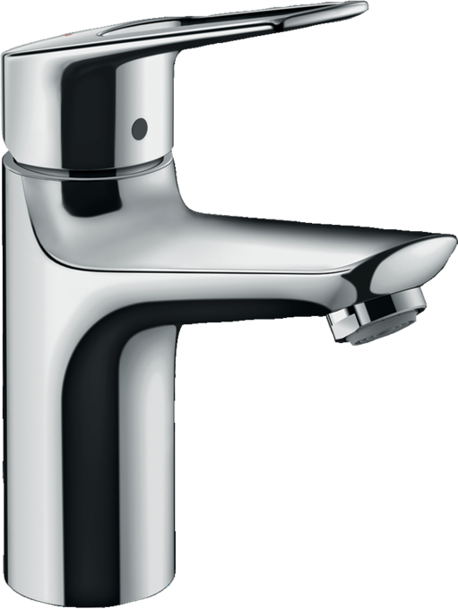 

Смеситель Hansgrohe Novus Loop 71081000 для раковины 100, с донным клапаном, Серебристый