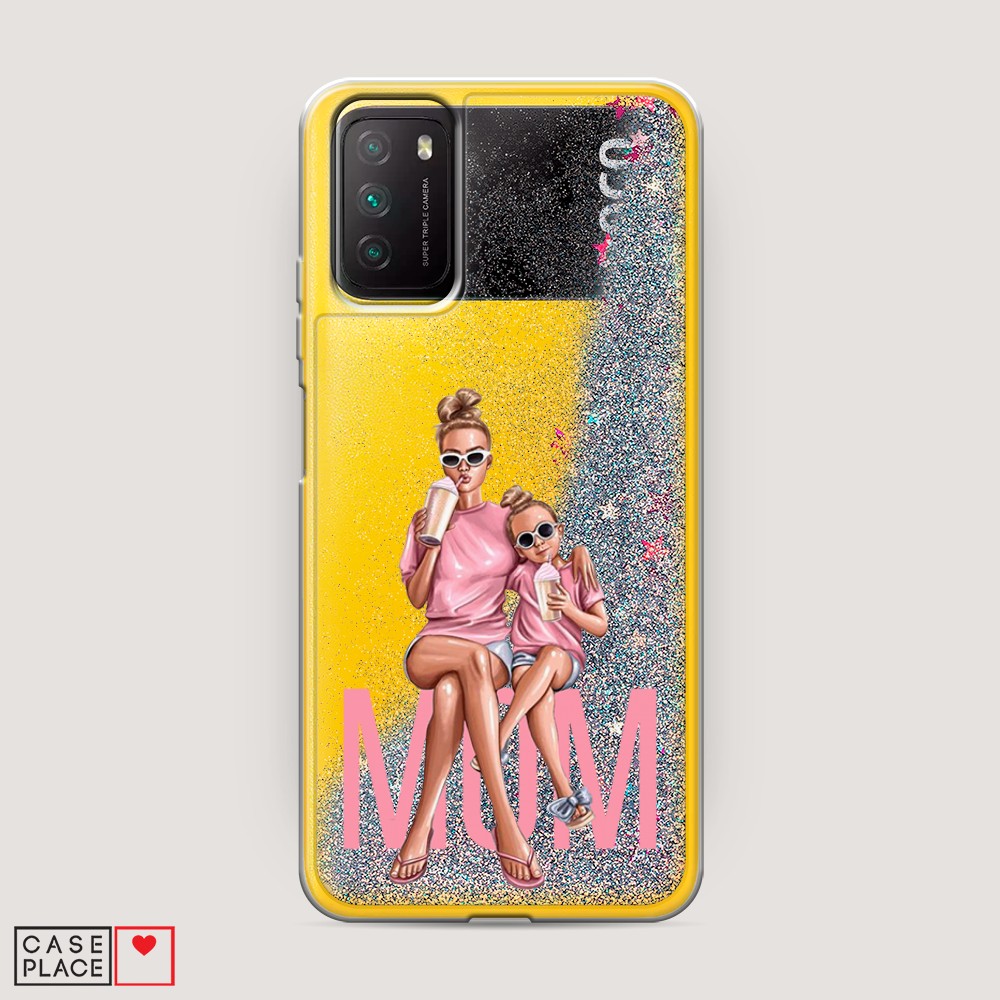 

Чехол Awog на Poco M3 "Lovely mom", Разноцветный, 39591-1