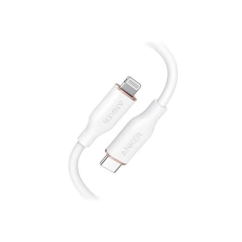 

Кабель Lightning-USB Type-C Anker A8662621 0.9м белый, A8662621