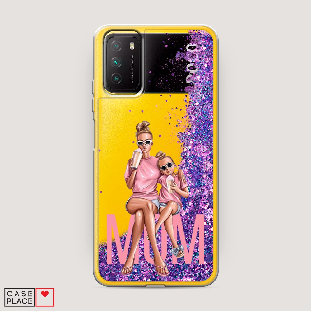 

Чехол Awog на Poco M3 "Lovely mom", Разноцветный, 39592-1