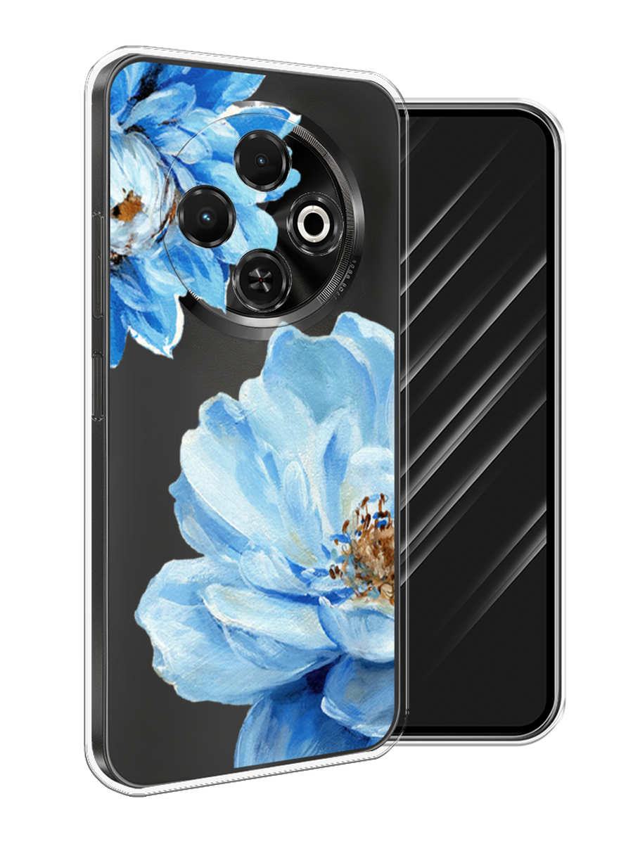 

Чехол Awog на Tecno Spark 30C "Голубые клематисы", Голубой, 309250-1