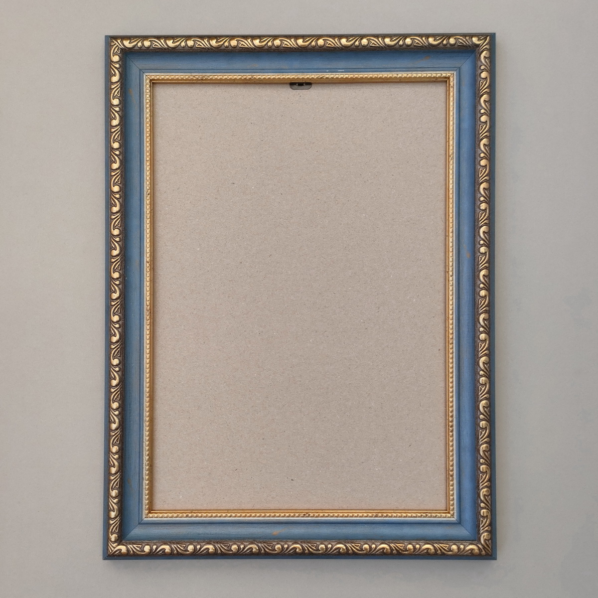 

Багетная рама для картин 18х22 см BR17, со стеклом и задником, пластик, цвет: синий, BR17