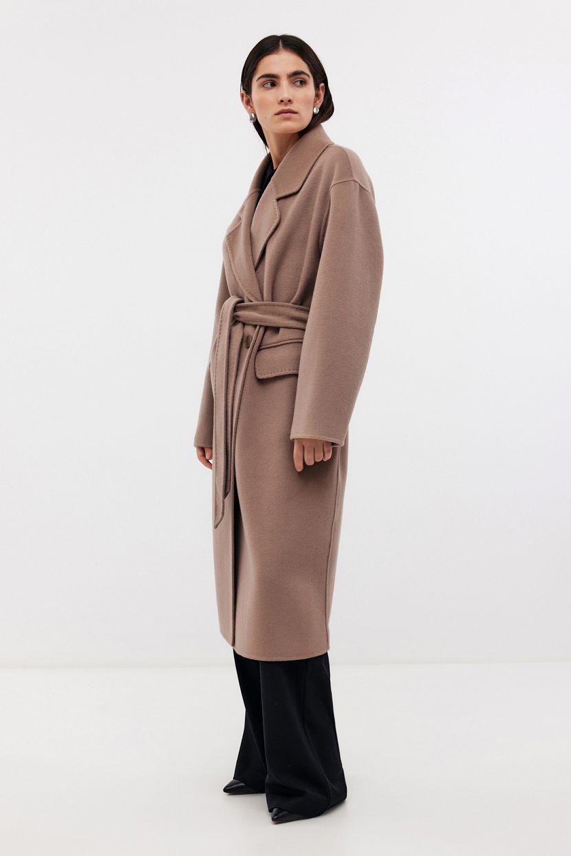 

Пальто женское Baon B0624516 бежевое XS, Коричневый, B0624516