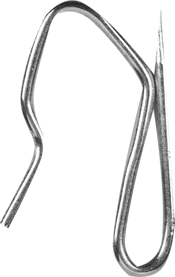 фото Крючок на кольцо для штор на штанговый карниз 2 см металлический 20 шт. kilitpro