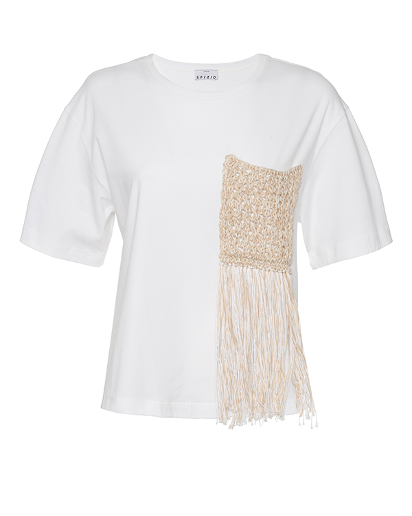 

Футболка женская Sfizio 8063SHADOW белая S, 8063SHADOW