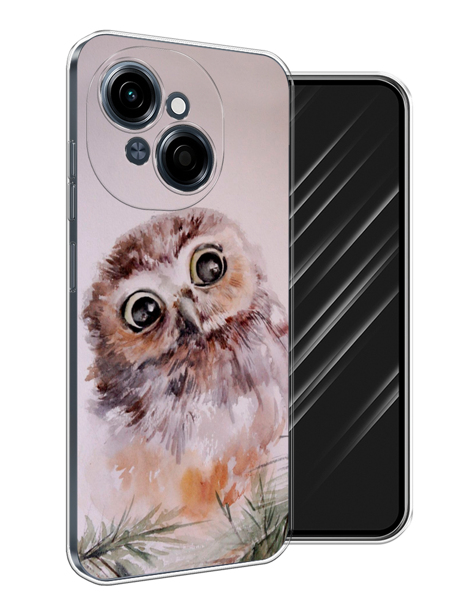 

Чехол Awog на Tecno Spark Go 1/Pop 9 "Сова на розовом", Розовый;коричневый, 309450-1