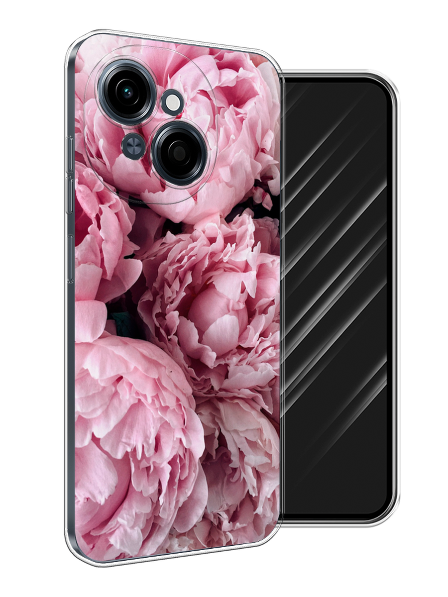 

Чехол Awog на Tecno Spark Go 1/Pop 9 "Нежные пионы", Розовый;черный;белый, 309450-1
