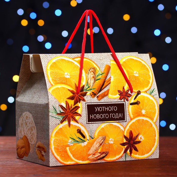 

Подарочная коробка Апельсинки , Коробка-Кейс 20,5 х 12 х 17 см 5 шт, Оранжевый