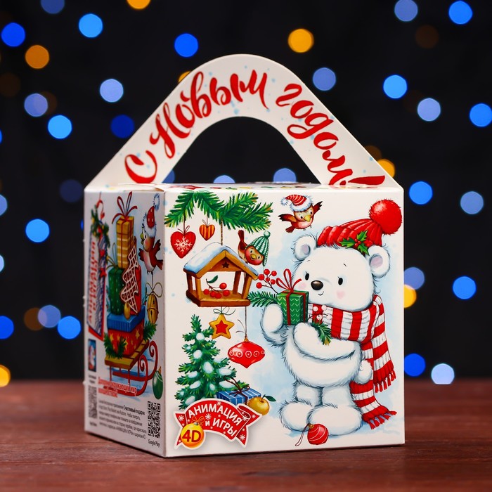 

Подарочная коробка Белоснежный , Кубик большой 12 х12 х12 см 5 шт., Разноцветный