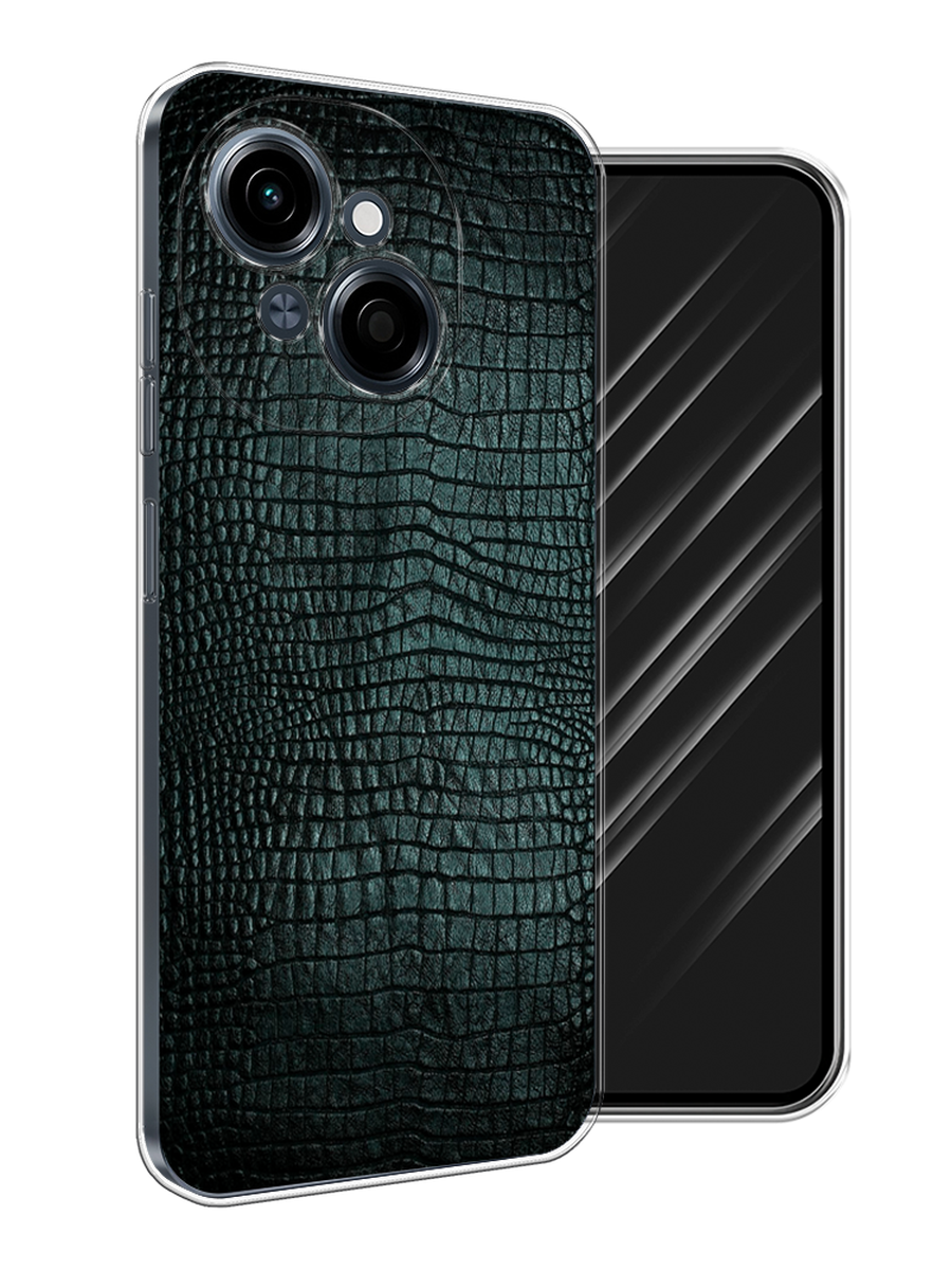 

Чехол Awog на Tecno Spark Go 1/Pop 9 "Черная змея", Черный;серый;голубой, 309450-1