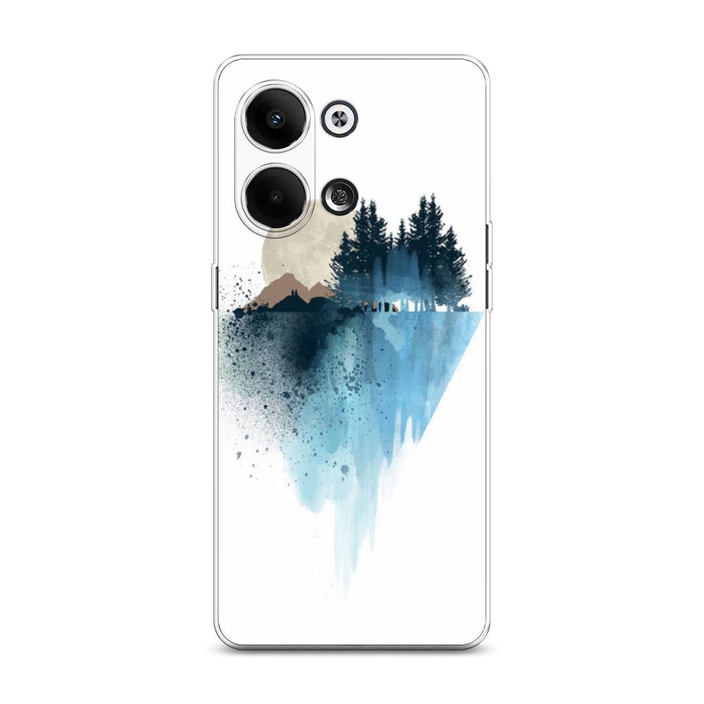

Чехол Awog на Oppo Reno 9 "Горы 5", Голубой, 2512750-4
