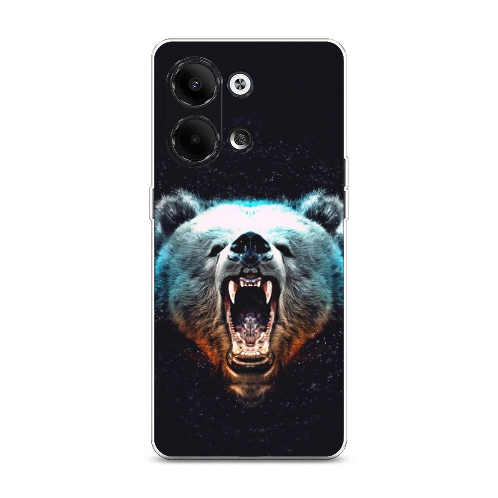 

Чехол Awog на Oppo Reno 9 "Медведь", Коричневый;голубой;черный, 2512750-2