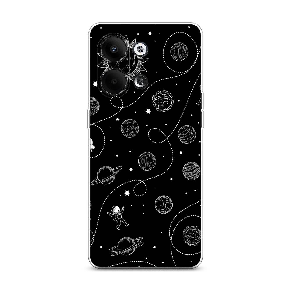 

Чехол Awog на Oppo Reno 9 "В невесомости", Бежевый, 2512750-4