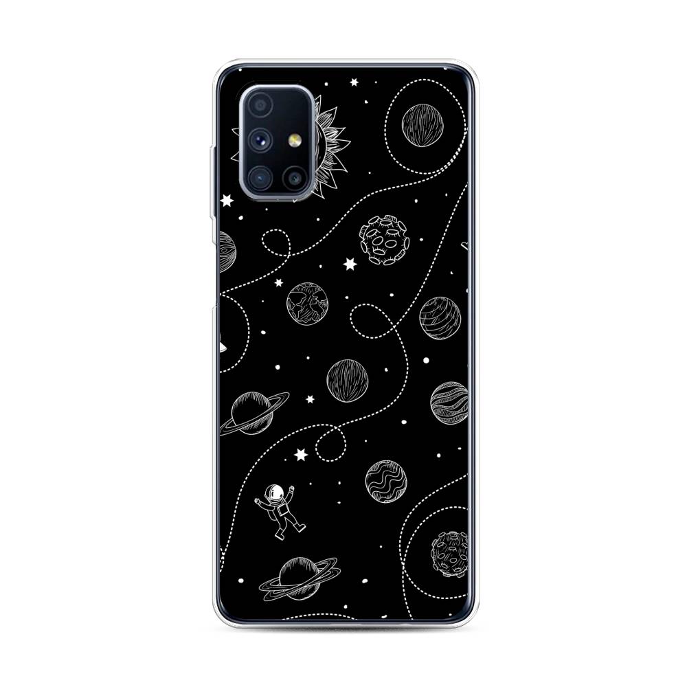 

Чехол Awog на Samsung Galaxy M31s / Самсунг M31s "В невесомости", Бежевый, 2101450-4