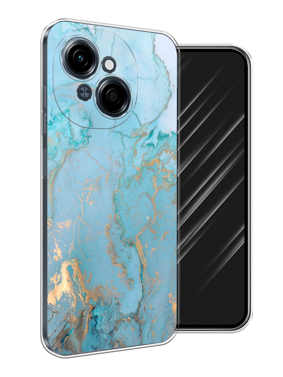 

Чехол Awog на Tecno Spark Go 1/Pop 9 "Голубой мрамор рисунок", 309450-1