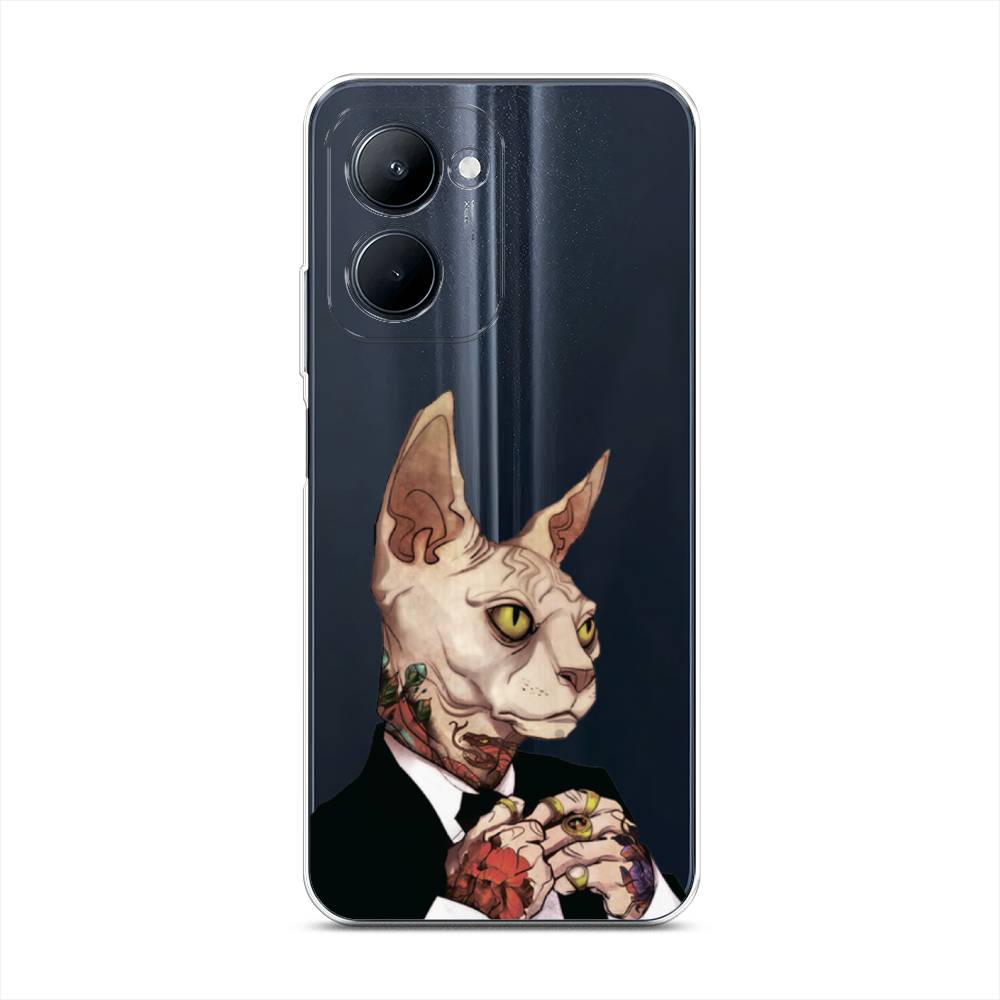 

Чехол Awog на Realme C33 "Татуированный сфинкс", Бежевый;черный;красный, 2511350-7