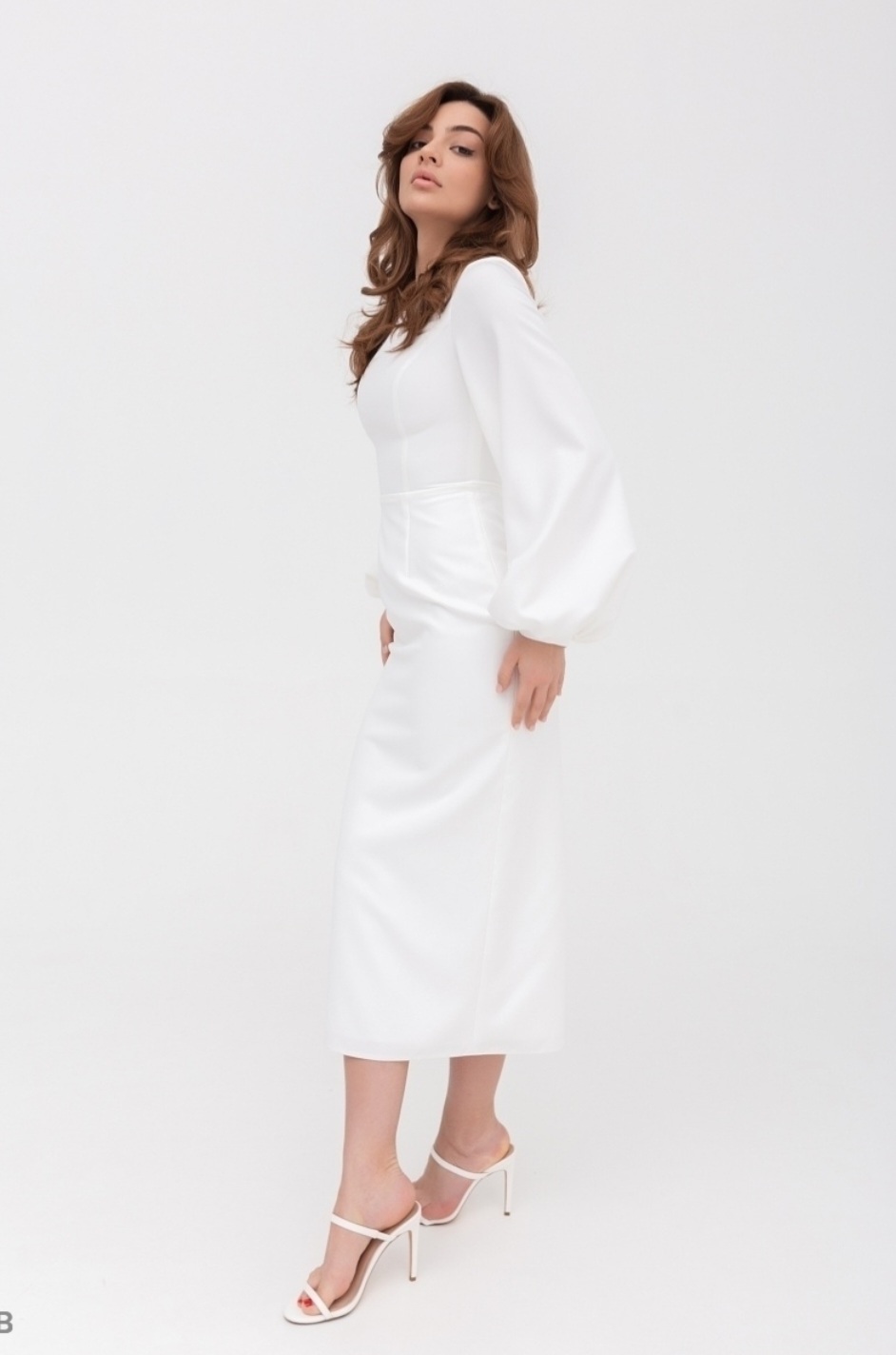 Платье женское Dzhanelidze dze01 белое XL
