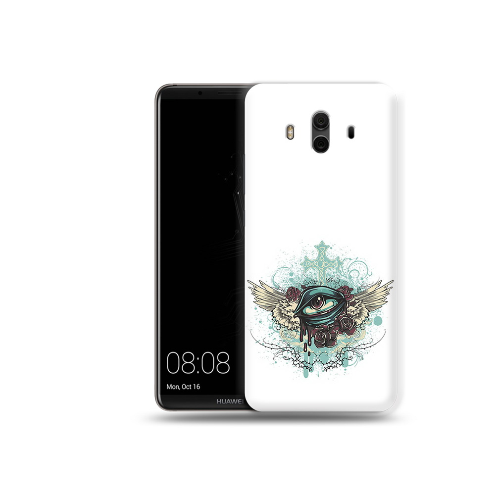 

Чехол MyPads Tocco для Huawei Mate 10 плачущий глаз с крыльями (PT88364.53.544), Прозрачный, Tocco