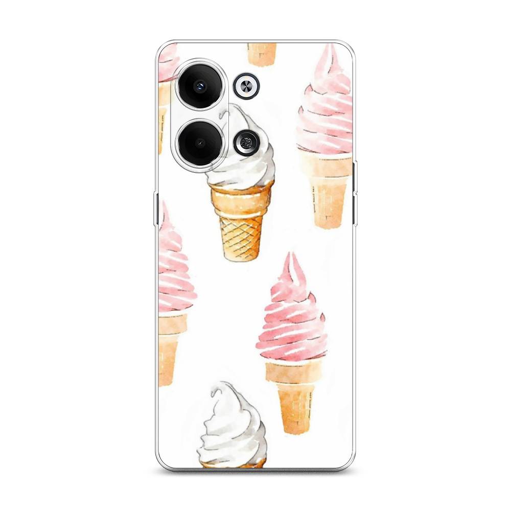 

Чехол Awog на Oppo Reno 9 "Нарисованное мороженое", Белый;розовый, 2512750-10