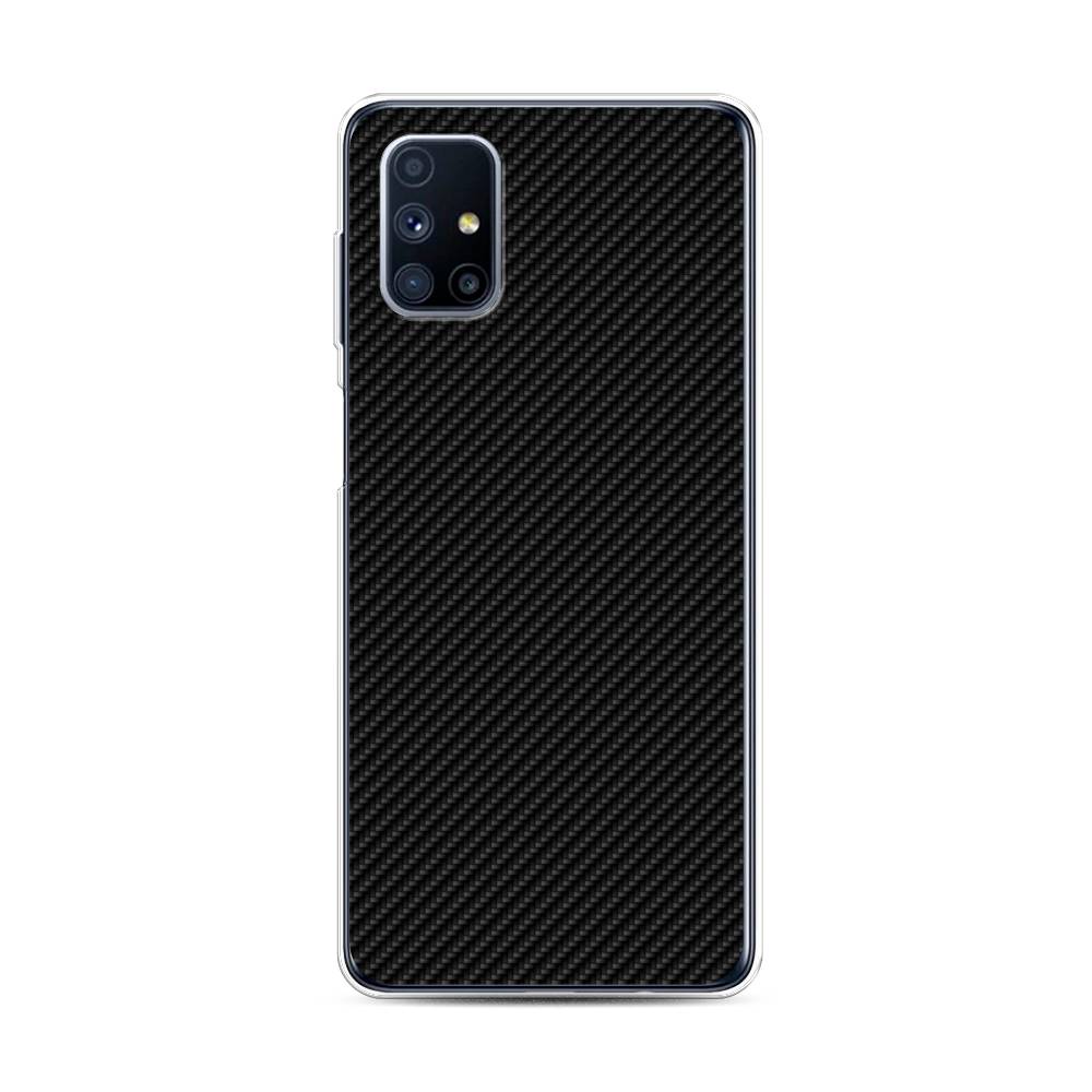 

Чехол Awog на Samsung Galaxy M31s / Самсунг M31s "Черный карбон", 2101450-3