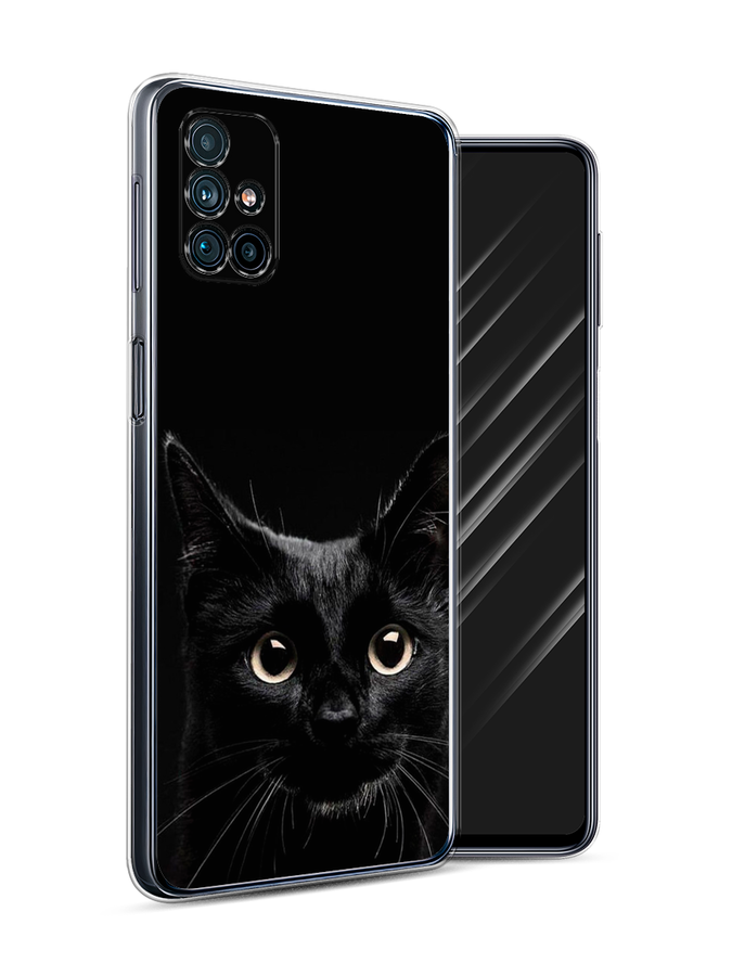 

Чехол Awog на Samsung Galaxy M31s / Самсунг M31s "Добрый кот", Черный, 2101450-1