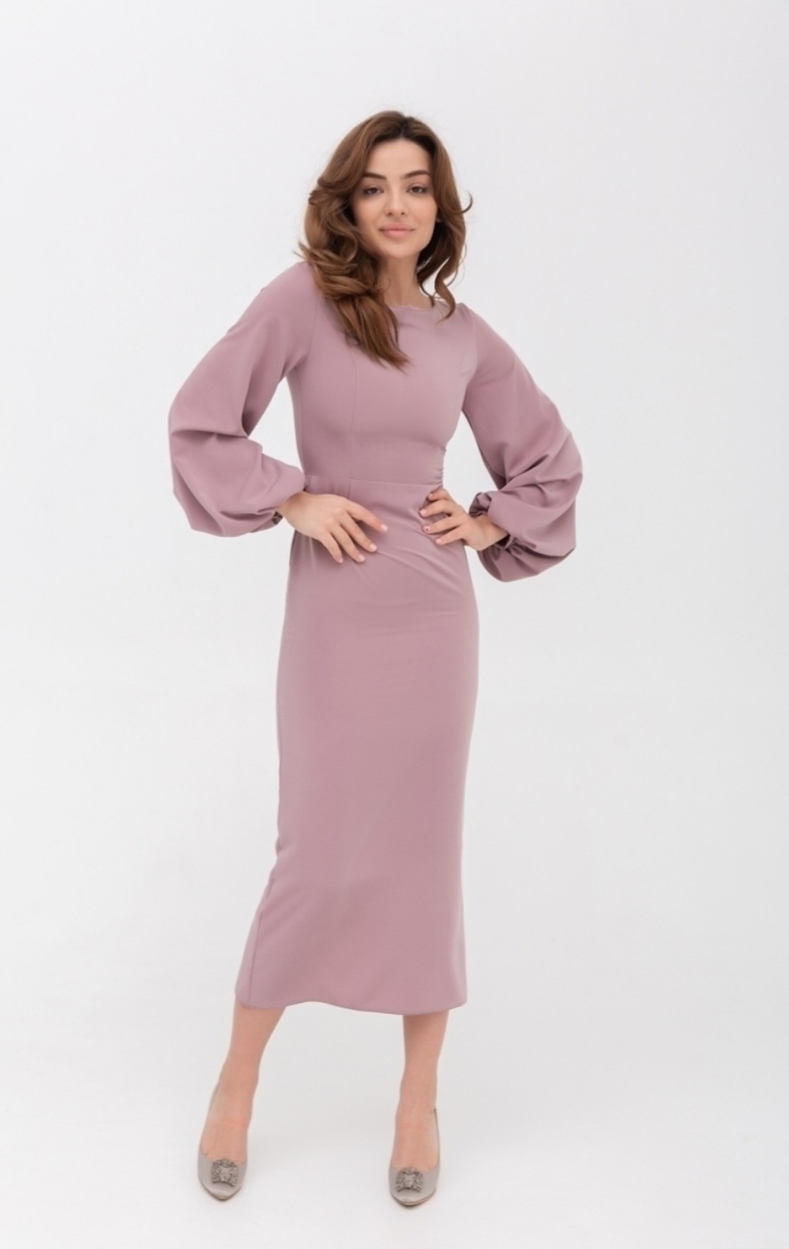 Платье женское Dzhanelidze dze01 фиолетовое L