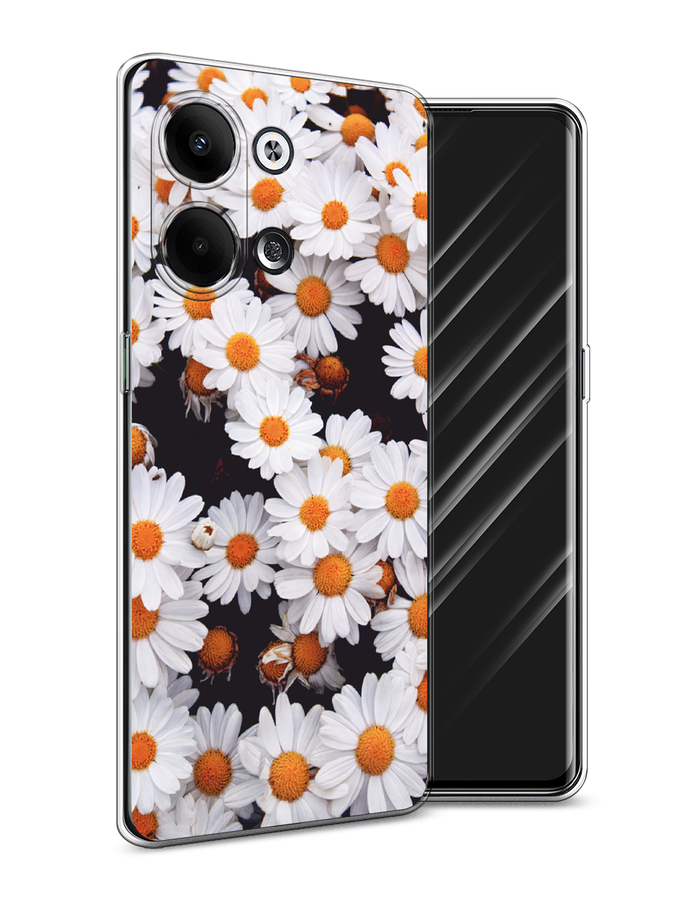 

Чехол Awog на Oppo Reno 9 "Ромашковое поле", Белый, 2512750-4