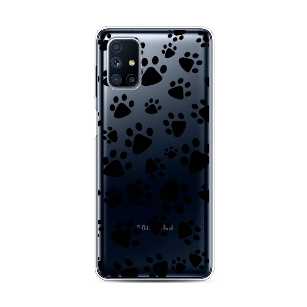 

Чехол Awog на Samsung Galaxy M31s / Самсунг M31s "Лапки черные", Черный, 2101450-2
