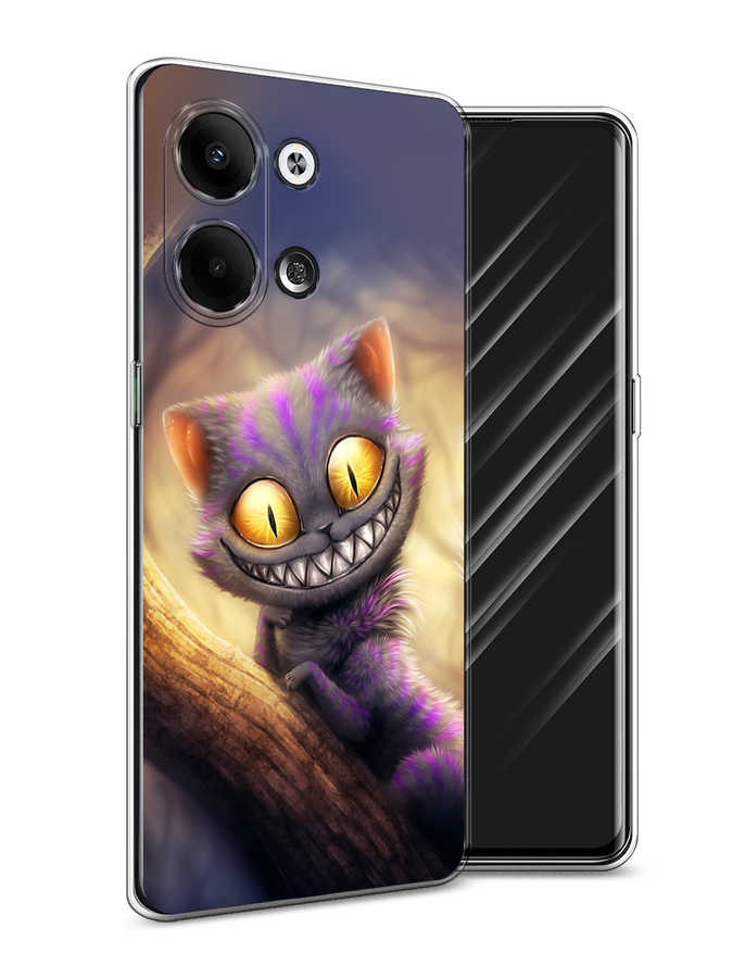 

Чехол Awog на Oppo Reno 9 "Cheshire Cat", Фиолетовый;желтый, 2512750-1